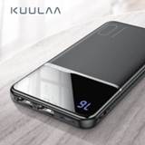 👉 KUULAA Power Bank 10000mAh Portable Charging PowerBank 10000 mAh USB PoverBank External Battery Charger For Xiaomi Mi 9 8 iPhone