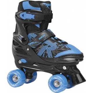 👉 Rolschaats zwart blauw Roces quaddy 3.0 rolschaatsen zwart/blauw 38-41 8020187899220