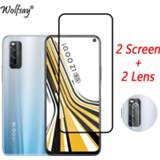 👉 Screenprotector Full Cover Tempered Glass For Vivo iQOO Z1 5G Screen Protector Camera 6.57 inch