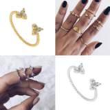 👉 Zilver vrouwen CANNER 100% Real 925 Sterling Silver Rings for Women Personality Fashion Jewelry Female Trendy Adjustable Opening Ring anillos