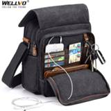 👉 Handtas canvas Mini Men Bag Wear Resistant Fashion Handbag Business Briefcase Crossbody Bags Travel Casual Retro For Male XA508ZC