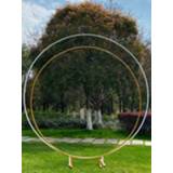 👉 Ballon baby's Metal circle wedding mariage arch Round balloon flower Background frame stand birthday party baby shower decoration