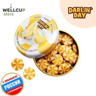 👉 Lollipop Darlin'day lollipops with a taste of melon and cream 180 gr.