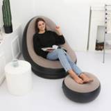 👉 Sofa rose goud Inflatable Bed Foldable Chair Lazy Bag Air Waterproof Gold Glitter Sleeping Home Camping for relax