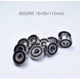 👉 6202RS 15*35*11(mm) 1Piece bearings 6202 6202RS chrome steel deep groove bearing