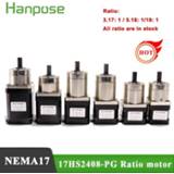 👉 Stepper 1PCS Motor Nema 17 Planetary geared Gearbox All Ratio3.71-1 17HS2408S 3401S 4401S 6401S 8401S For 3D Printer