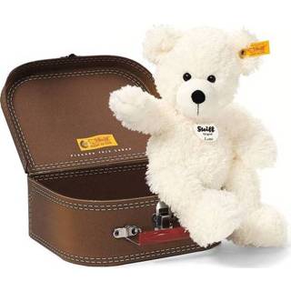 👉 Teddybeer wit Lotte 28 cm met koffer