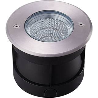 👉 Grondspot CE nederlands warm wit a+ RVS Lucie LED rond 12 Watt 3000K 1000lm IP67 7439628467491