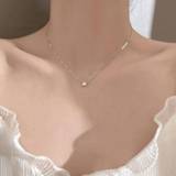 👉 Zilver vrouwen Louleur 925 Sterling Silver Necklace 0.3cm/0.4cm/0.5cm Zircon For Women Summer Fashion Jewelry