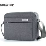 👉 Schoudertas nylon GREATOP 3 Colors Men Business Shoulder Bags Fashion Waterproof Messenger Casual Male Crossbody Bag for Pad Y0025