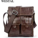 👉 WESTAL Genuine Leather Men's Shoulder Bags for Men Luxury Messenger Bag Men Leather Bag Male Designer Crossbody Bag for ipad 366