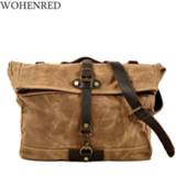 👉 Messenger bag canvas England Style Retro Men Laptop Bookbag Work Satchel Male Waterproof Travel Outdoor Locomotive Crossbody