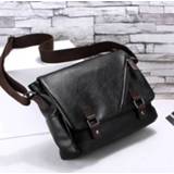 👉 Messenger bag PU leather Fashion Men Bags Laptop Ipad Business Shoulder Casual Crossbody for Quality Vintage Satchel