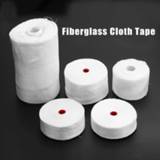 Riem wit fiber 1 Roll White Fiberglass Cloth Tape High-strength Glass Fibrous Belt Resistant High Temperature Six Size