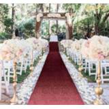 👉 Carpet Sequin Aisle Runners 3Ft x 15Ft Burgundy Glitter Party Runner Wedding Carpets Accessories-M1025