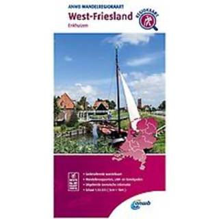 Wandelregiokaart West-Friesland (Enkhuizen). Enkhuizen, ANWB, onb.uitv. 9789018046576