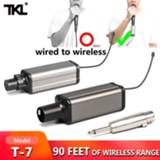 👉 Microphone Wireless XLR Transmitter Receiver, 6.5mm Plug-on UHF Rechargeable System for Dynamic