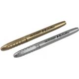 👉 Stift goud zilver Merkloos Permanent Goud/Zilver 4mm - 2 Delig 8711252988566