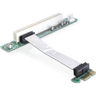👉 Riser kaart 41856 - PCI express naar 32bit 5 volt met flexibele kabel 9 cm left insertion 4043619418565