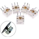 👉 Shaft 5Pcs Duplex 223p 60pf/140pf 2.1mm Hole Radio Variable CapacitorS!