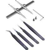 👉 Lens spanner 2 Set Tools: 1 DSLR Camera Repair Wrench Opening Tool & Tweezers Pointed Metal