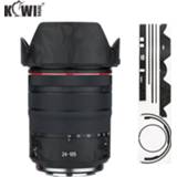 👉 Lens zwart Anti-Slide and Hood Cover Film For Canon RF 24-105mm F4L IS USM & EW-83N Skin 3M Sticker Shadow Black
