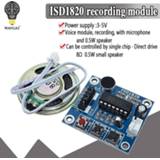 👉 Microphone ISD1820 recording module voice the board telediphone with Microphones + Loudspeaker for arduino