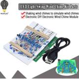Deurbel Laboratory Swing bells Wobbly Windbell Fun Electronic DIY Kit Wring 95 LEDs Wind bell 5V 9V