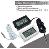 👉 Thermometer Mini Convenient Digital LCD Sensor Hygrometer Gauge Refrigerator Aquarium Monitoring Display Humidity Detector