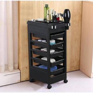 👉 Trolley Professional 5 Drawers Salon Hairdresser Barber Hairdressing Hair Rolling Beauty Storage Colouring Styling Tools