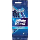 👉 Scheermesje blauw Gillette Blue II Plus For Men Disposable Razors 8 st 7702018980482