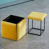 👉 Sofa Rubik Cube Stool Living room Dresser Changing Shoes Ottoman 5 piece Folding Set 45X45X46cm Space Saving