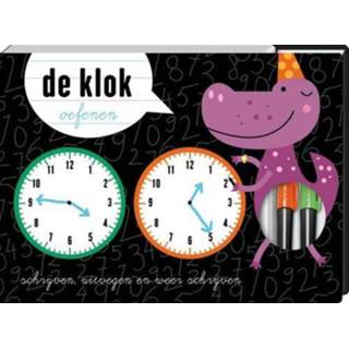 👉 Klok nederlands Klokkijken De Oefenen - Schrijven, Uitvegen, Schrijven 8712048321895