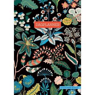 👉 Zwart nederlands Dagplanner - Floral Black 9789044758856