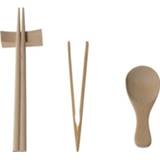 Chopstick kinderen Cutlery for Kids Montessori Basic Skill Practical Materials Wooden Children Chopsticks Spoon N Bamboo Food Clip Kitchen Utensils