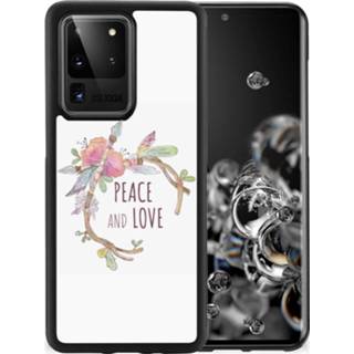 👉 Bumper hoesje Samsung Galaxy S20 Ultra Boho Text 8720215630763