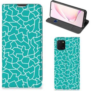 👉 Blauw Samsung Galaxy Note 10 Lite Bookcase Cracks Blue 8720215513615