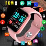 Smartwatch vrouwen Y68 Bluetooth Women Sport Men Waterproof Smart Watch Heart Rate Monitor Android Relogio Fitness Tracker reloj
