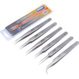 👉 Tweezer steel Precision Original VETUS Tweezers Pinzas SA Series SS-SA 7-SA Stainless Antimagnetic Electronic Repair Tools