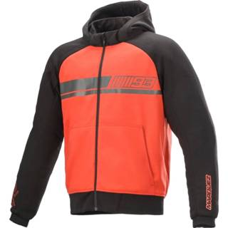 👉 Motorfiet zwart rood s unisex Alpinestars MM93 Aragon Stripe Motorfiets textiel jas 8059175204500