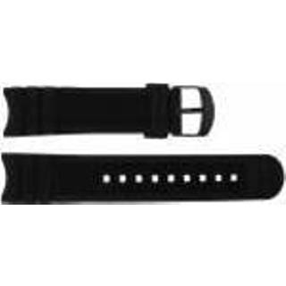 Horloge band rubber zwart Timex horlogeband PW4B01100 22mm 8719217133990