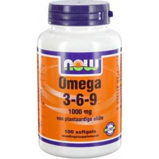 👉 Verenigde Staten hart Now Foods capsules vaatziekten Omega 3-6-9 1000 mg (100 gelcapsules) - 733739102324
