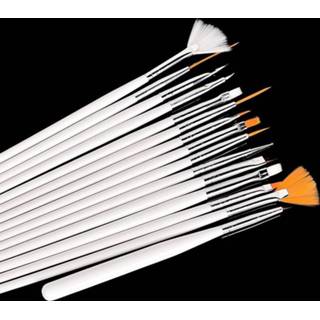 👉 Borstel gel Lilyangel 15 stks Set Nail Art Verf Dot Draw Pen voor UV diy decoratie gereedschap 8720049613093