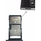 👉 SIM-kaartvak + Micro SD-kaartlade voor Motorola Droid Turbo 2 / XT1585 (grijs)