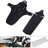 👉 Bike 1Pcs MTB Mountain Bicycle Front + Rear Mudguard Light weight Fenders Soft 360 degree Torsion Cleaner