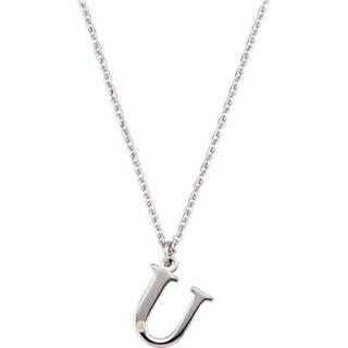 👉 Halsketting zilverkleur zilver vrouwen accentueert uw decolleté Collier Letter U KLiNGEL 4055705633097