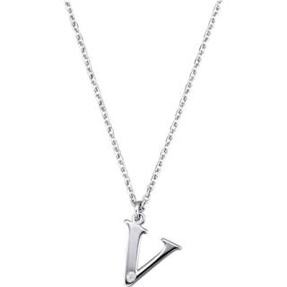 👉 Halsketting zilverkleur zilver vrouwen accentueert uw decolleté Collier Letter V KLiNGEL 4055705633103