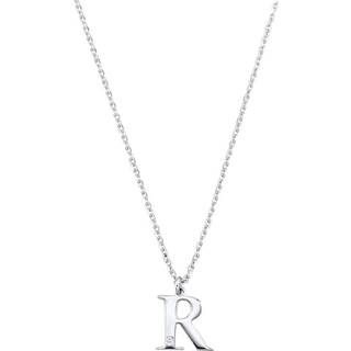 👉 Halsketting zilverkleur zilver vrouwen aantrekkelijk design Collier Letter R KLiNGEL 4055705638672