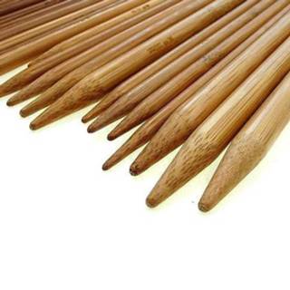 Breinaald bamboe 75 stks Haaknaalden Verkoolde Dubbele Wees Breinaalden Craft Knit Gereedschap 8720034969839