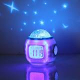 👉 Nachtlamp kinderen baby's Sky Ster Babykamer Nachtlampje Projector Lamp Slaapkamer Muziek Wekker Color Change multifunctionele Gloeiende Alarm klok 8720034759485